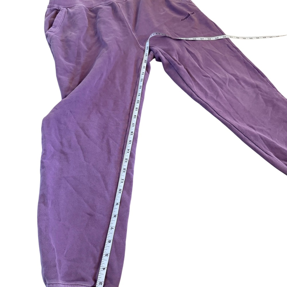 Vineyard Vines Womens Purple Cotton French Terry Jogger Sweatpants Large - Picture 10 of 10
